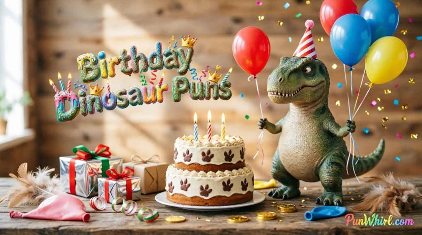Birthday Dinosaur Puns